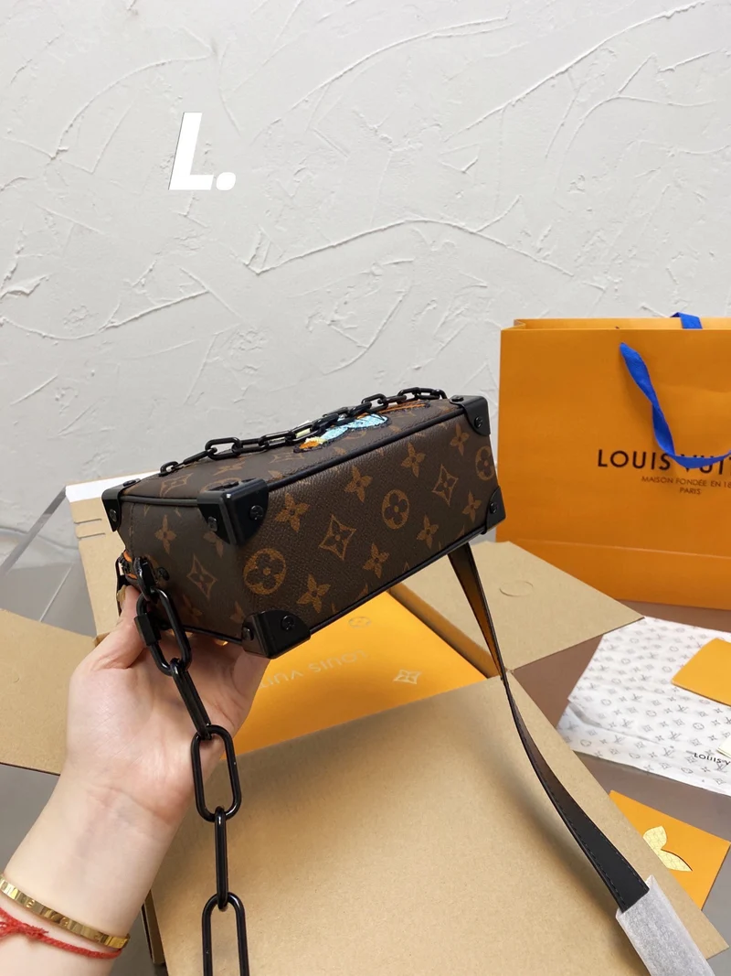 Square Box Leather Bag