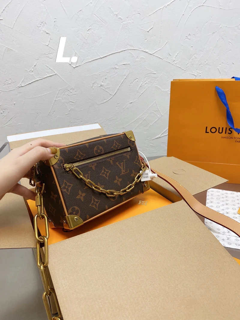 Square Box Leather Bag