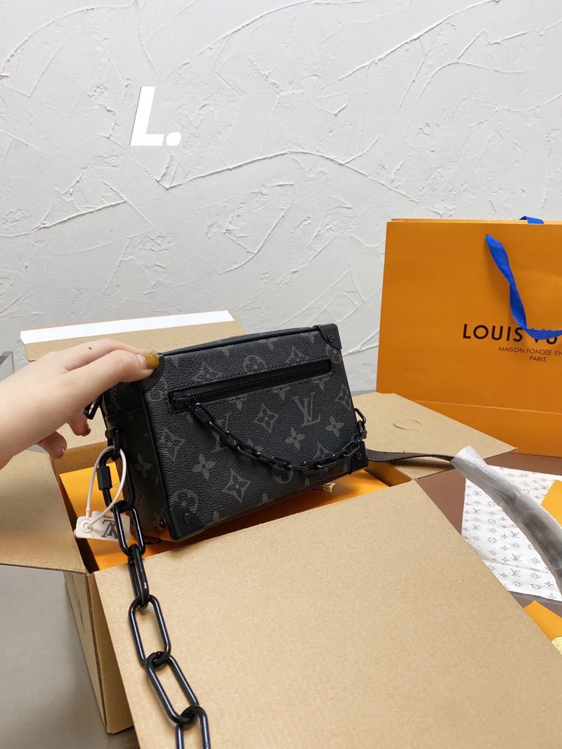 Square Box Leather Bag