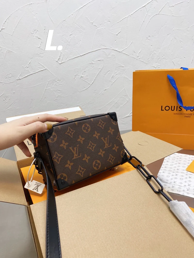 Square Box Leather Bag