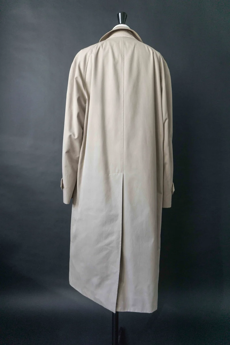 Burberrys Car Coat Beige – Vintage 80s Nova Check, M–L