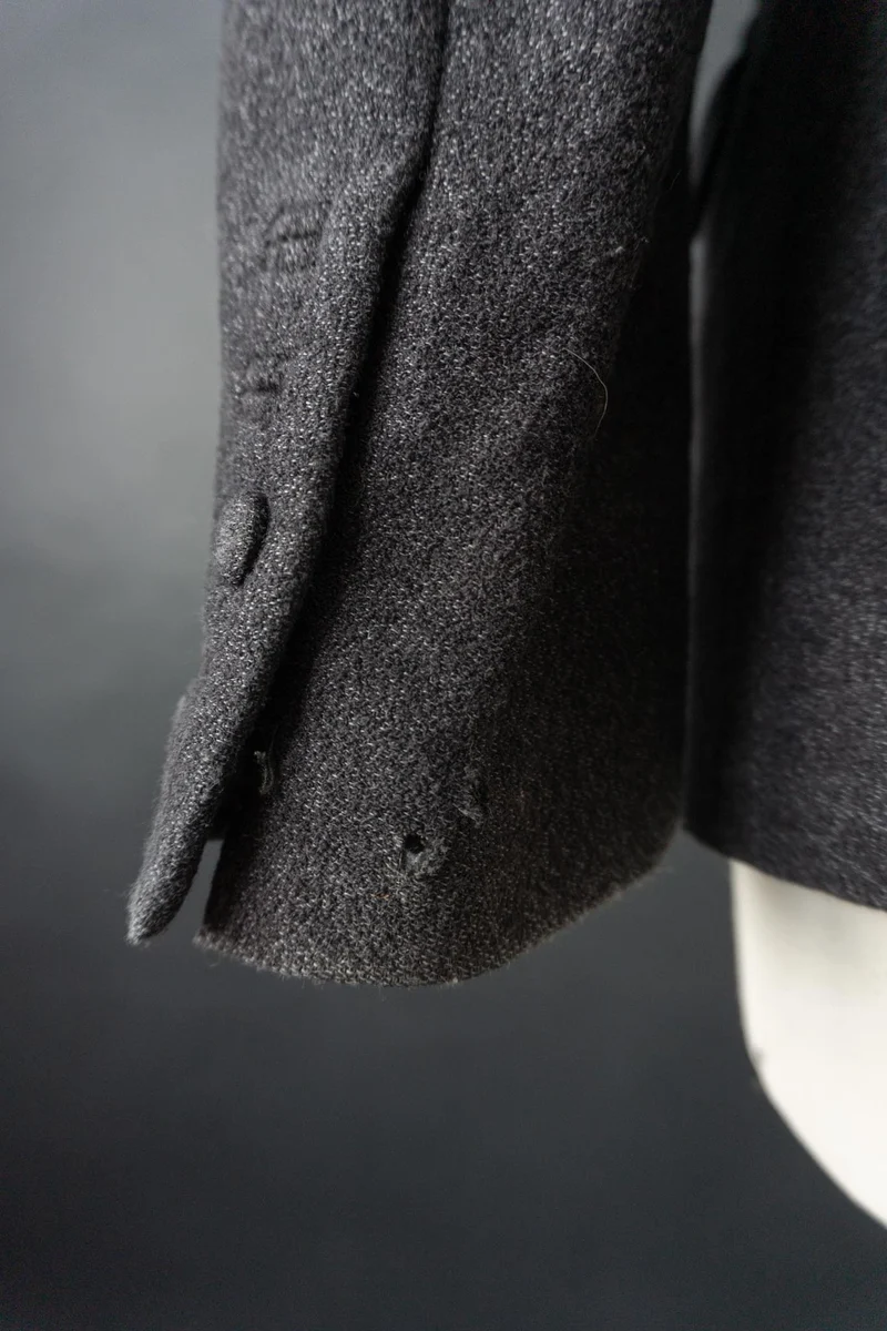 Vintage 80s Jean Paul Gaultier Blazer, Schurwolle mit Schalkragen, S–M
