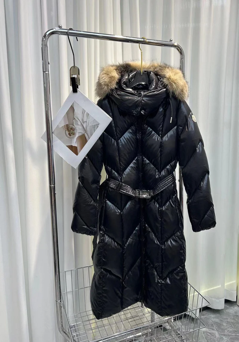 Long Fur Hooded Coat
