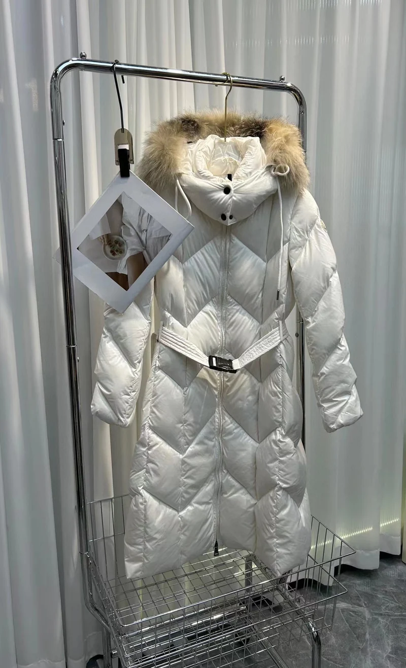 Long Fur Hooded Coat