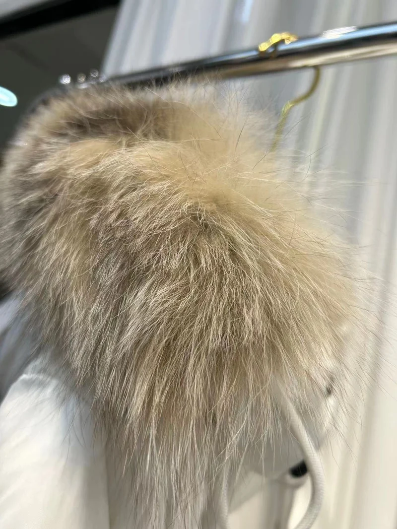 Long Fur Hooded Coat