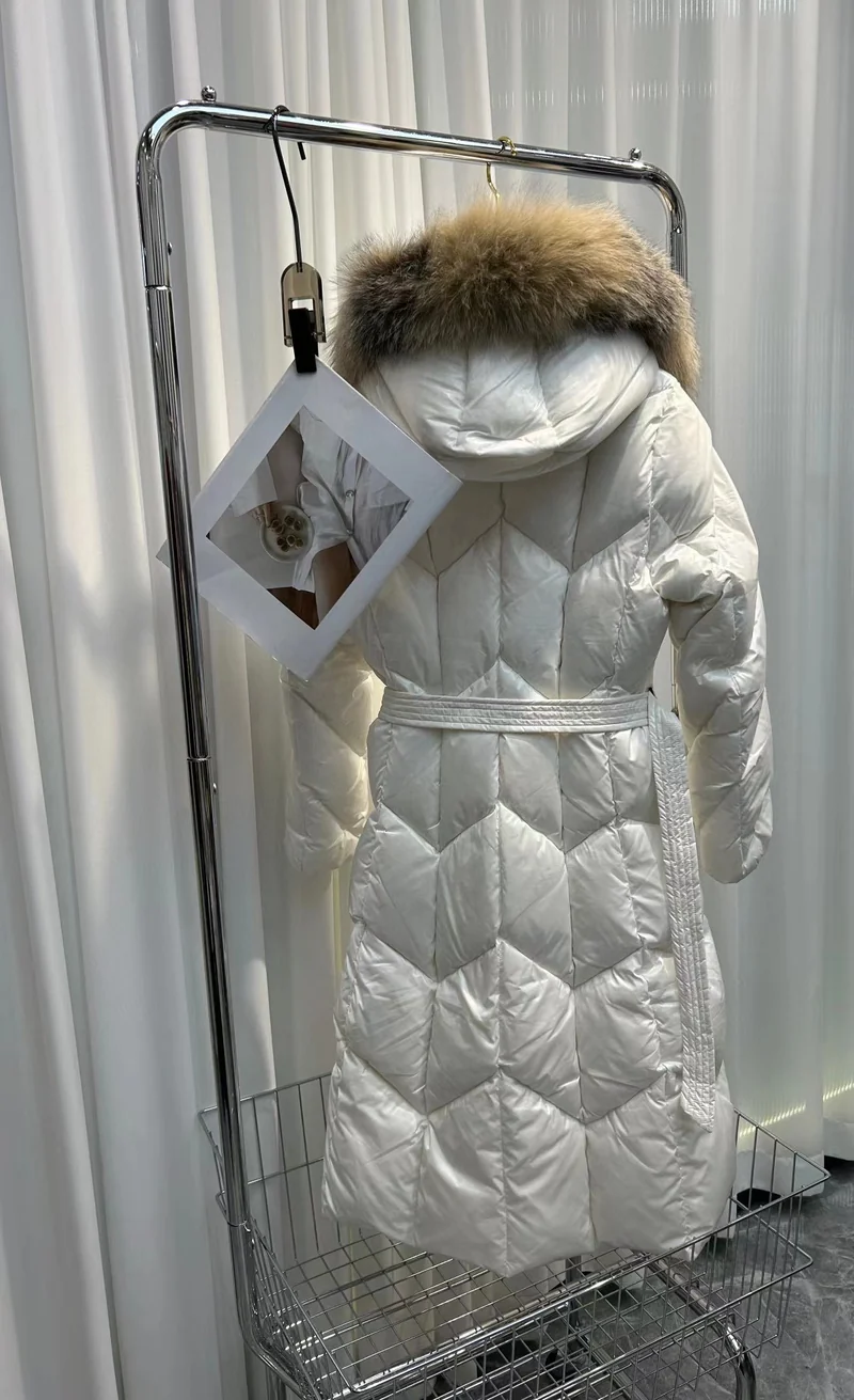 Long Fur Hooded Coat