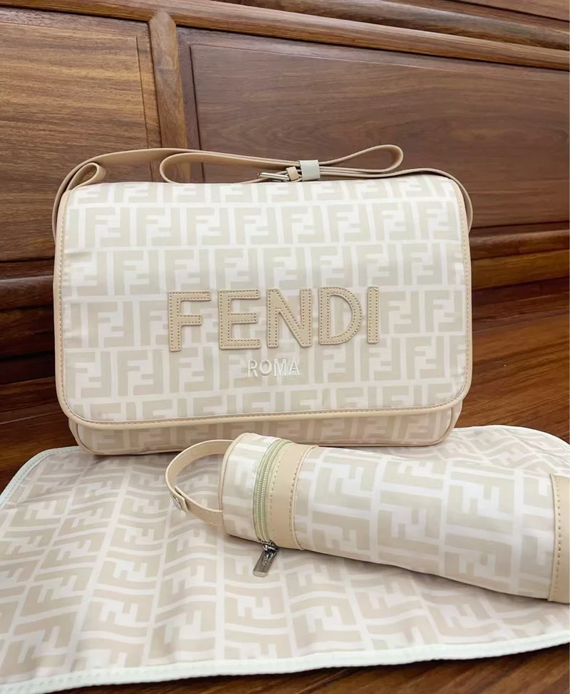 Beige FF Changing Bag
