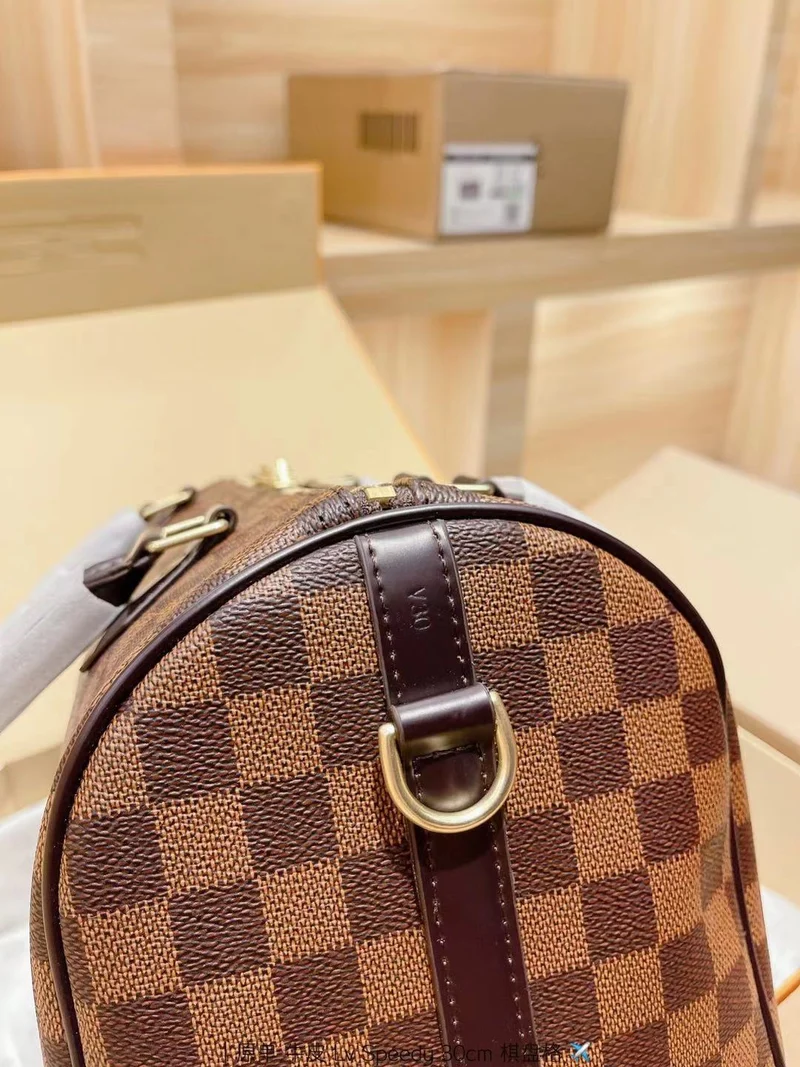 Brown Square Handbag