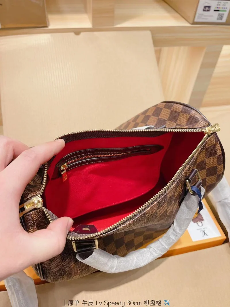 Brown Square Handbag
