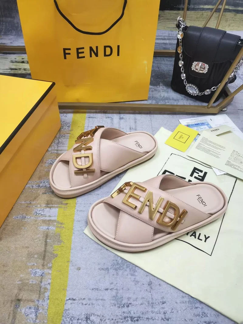 Leather Cross F Sandals
