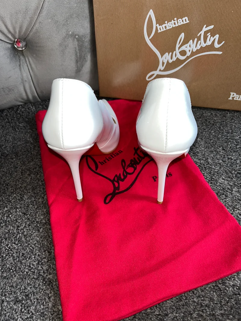 White Red Bottom Heels