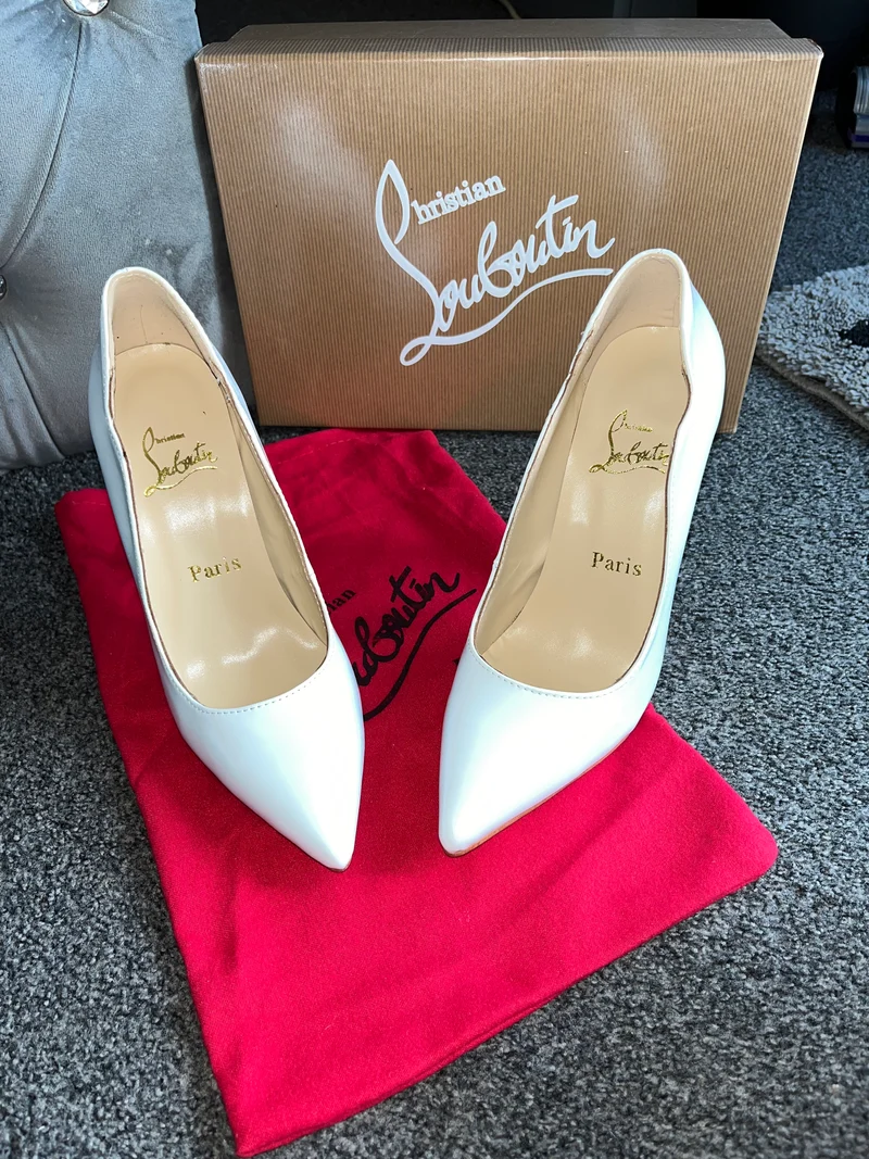 White Red Bottom Heels