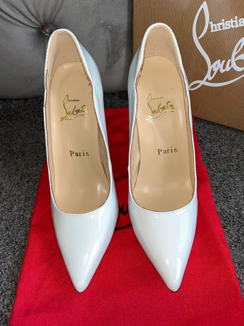 White Red Bottom Heels