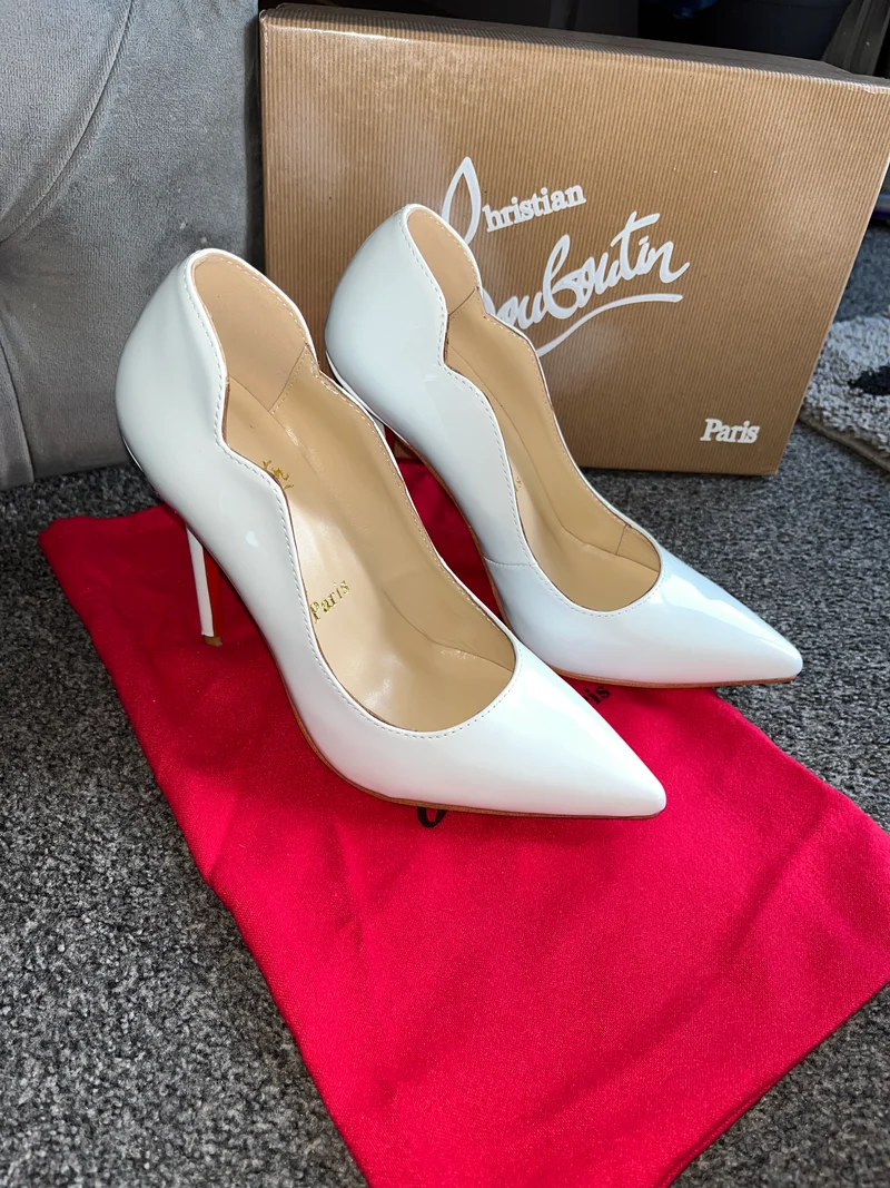 White Red Bottom Heels
