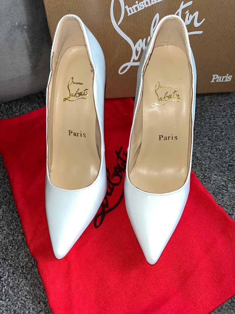 White Red Bottom Heels