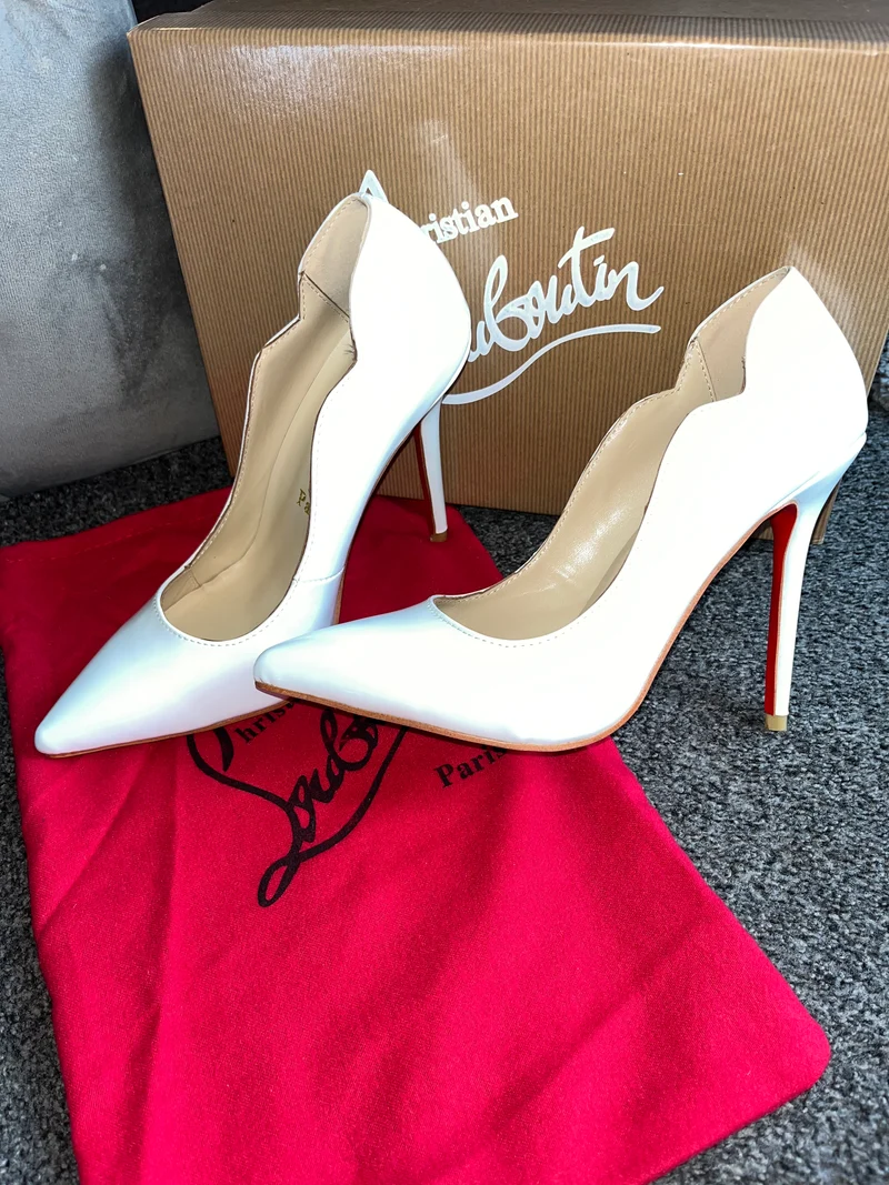 White Red Bottom Heels