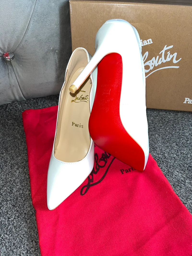 White Red Bottom Heels