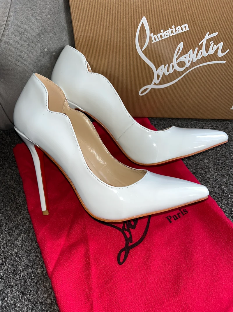 White Red Bottom Heels