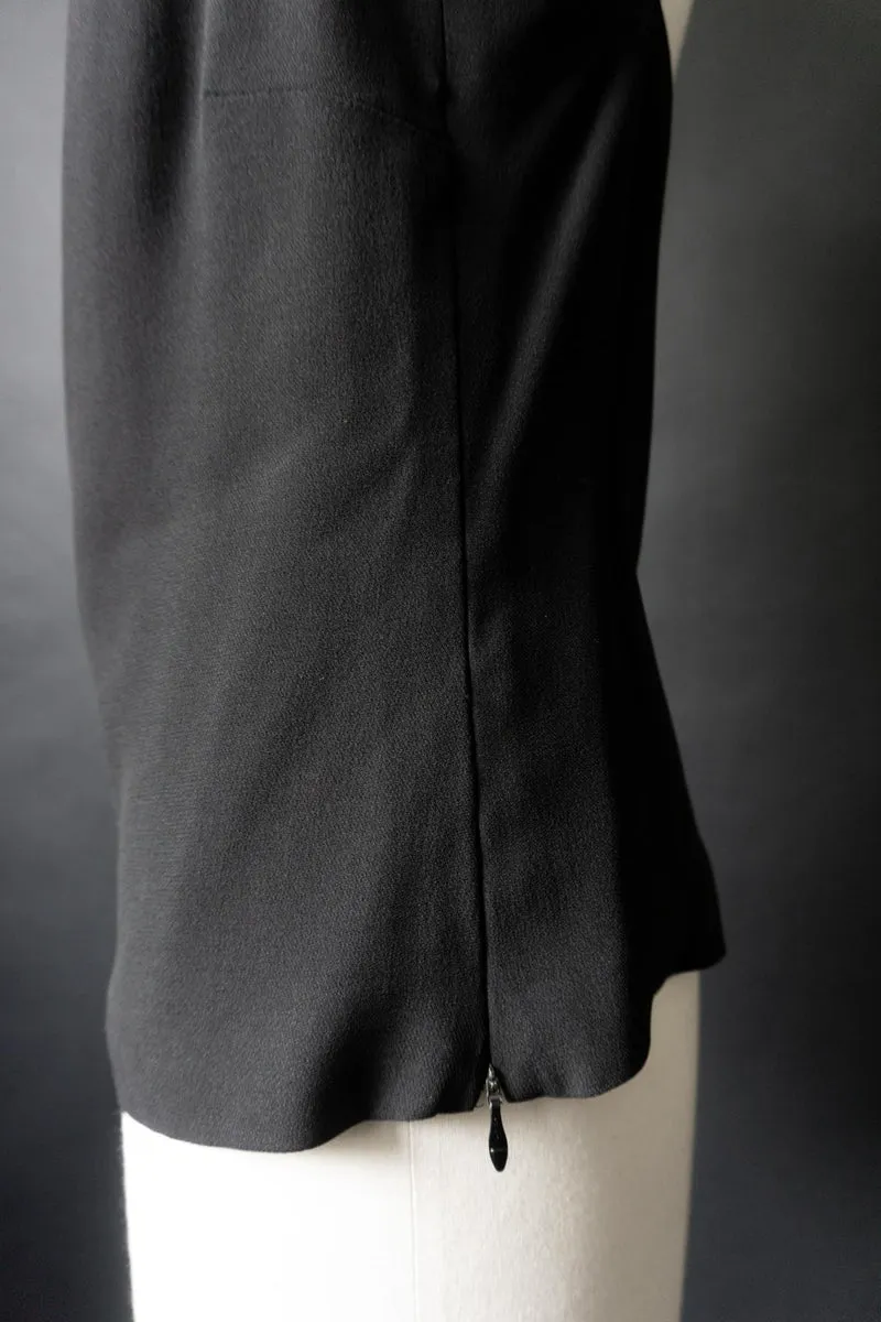Vintage JOOP Seidentop aus den 90ern in Schwarz, S–M