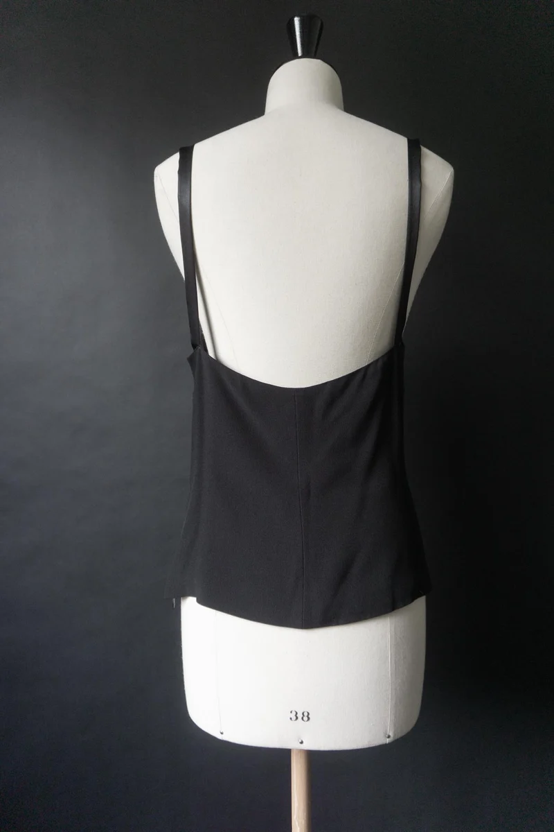 Vintage JOOP Seidentop aus den 90ern in Schwarz, S–M
