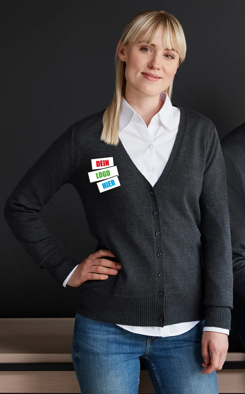 Strickpullover Ladies´ V-Neck Knitted Cardigan