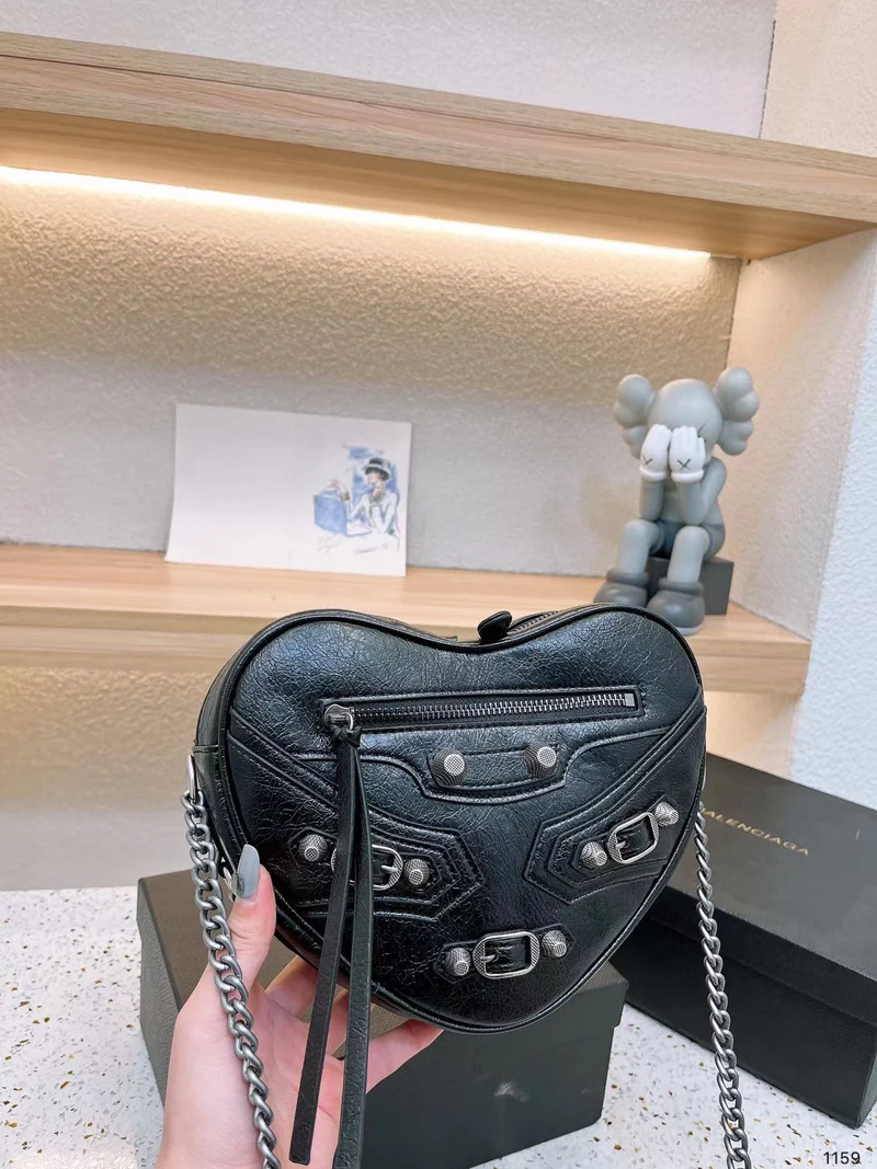 Heart Leather Bag