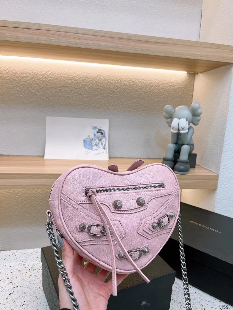 Heart Leather Bag