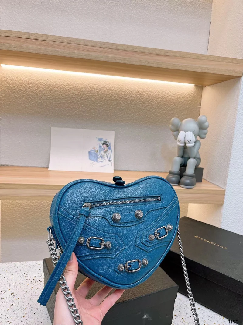Heart Leather Bag