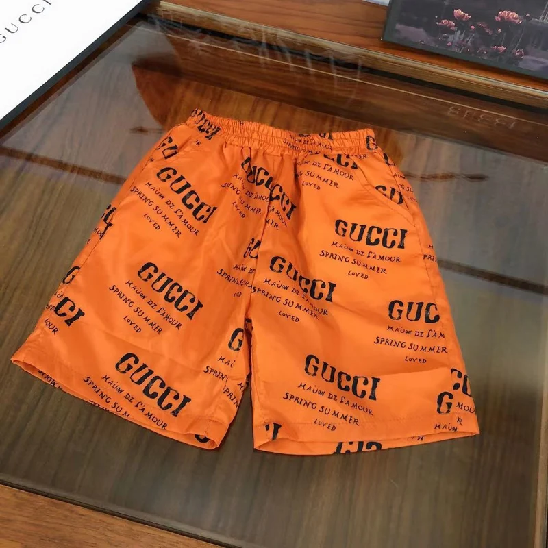 Orange Kids Short Set