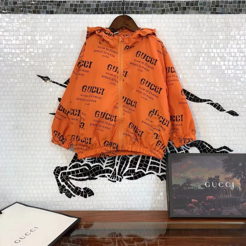 Orange Kids Short Set