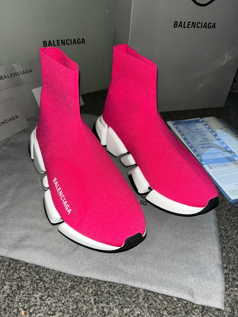 Pink & Black Socks
