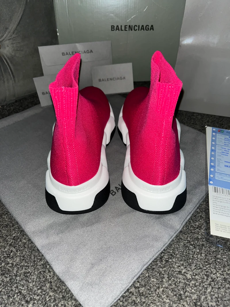 Pink & Black Socks