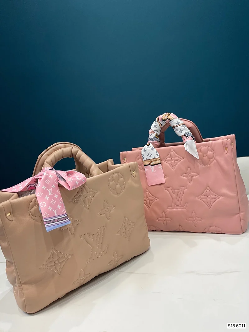 Leather Open Tote Bag