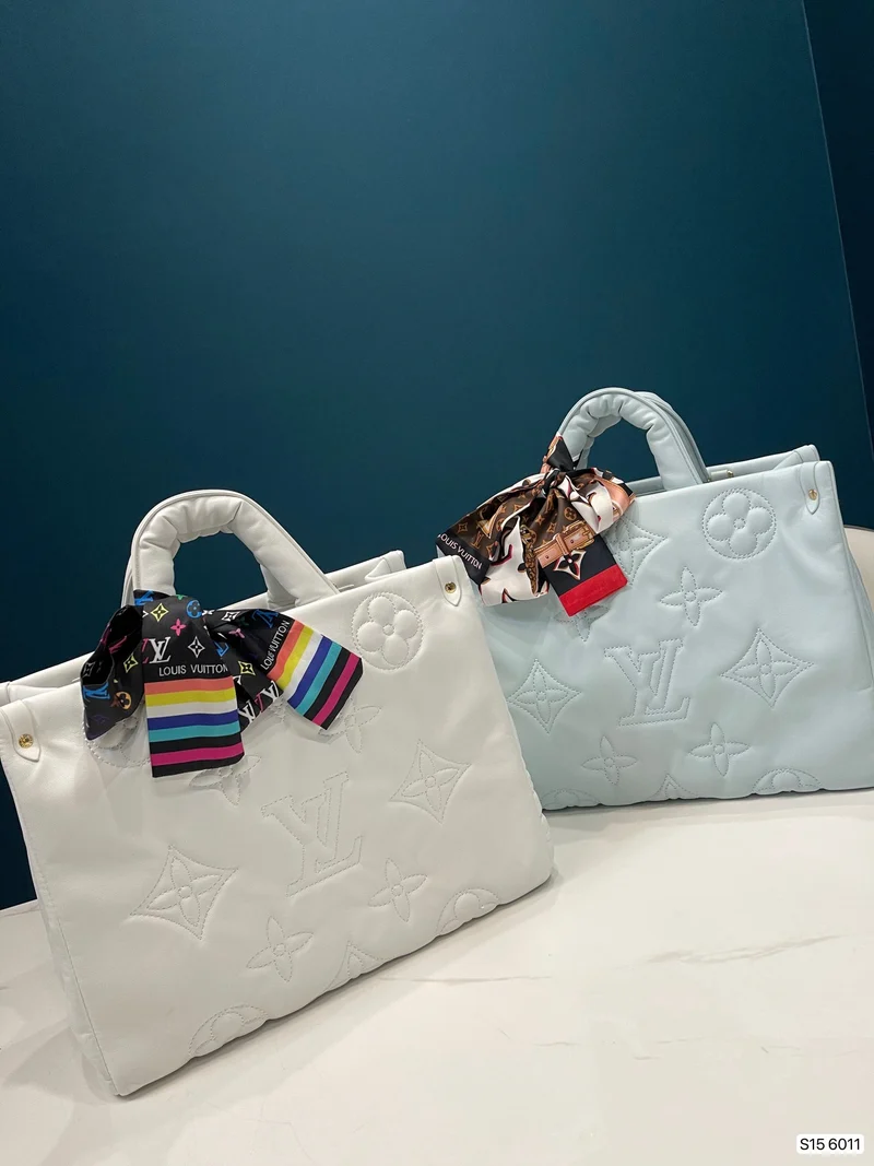 Leather Open Tote Bag