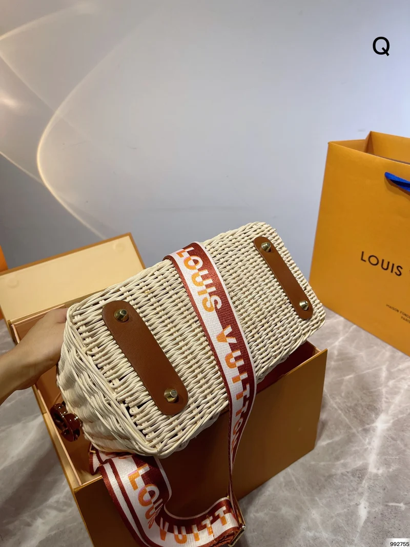 Wicker Tote Bag