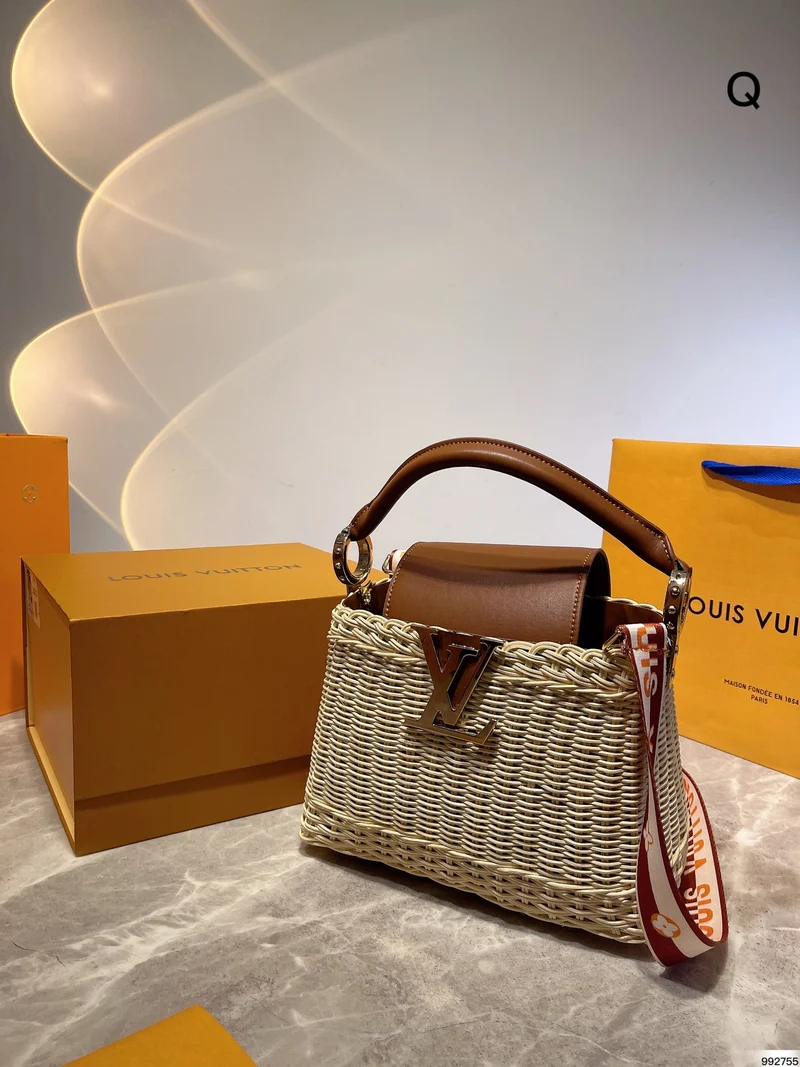 Wicker Tote Bag
