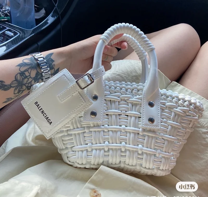 Wicker Basket Bag