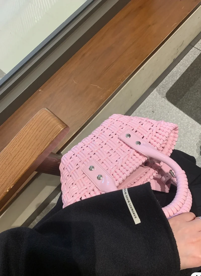 Wicker Basket Bag