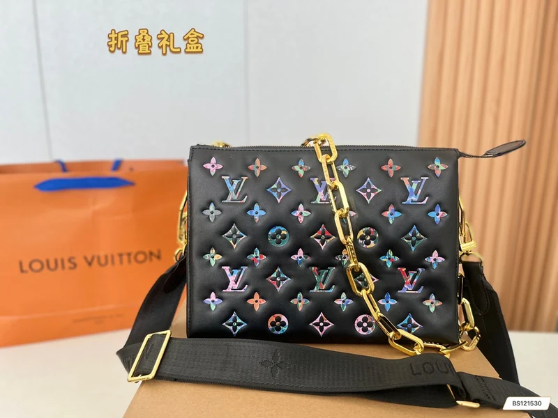 Shinny Leather Chain Bag