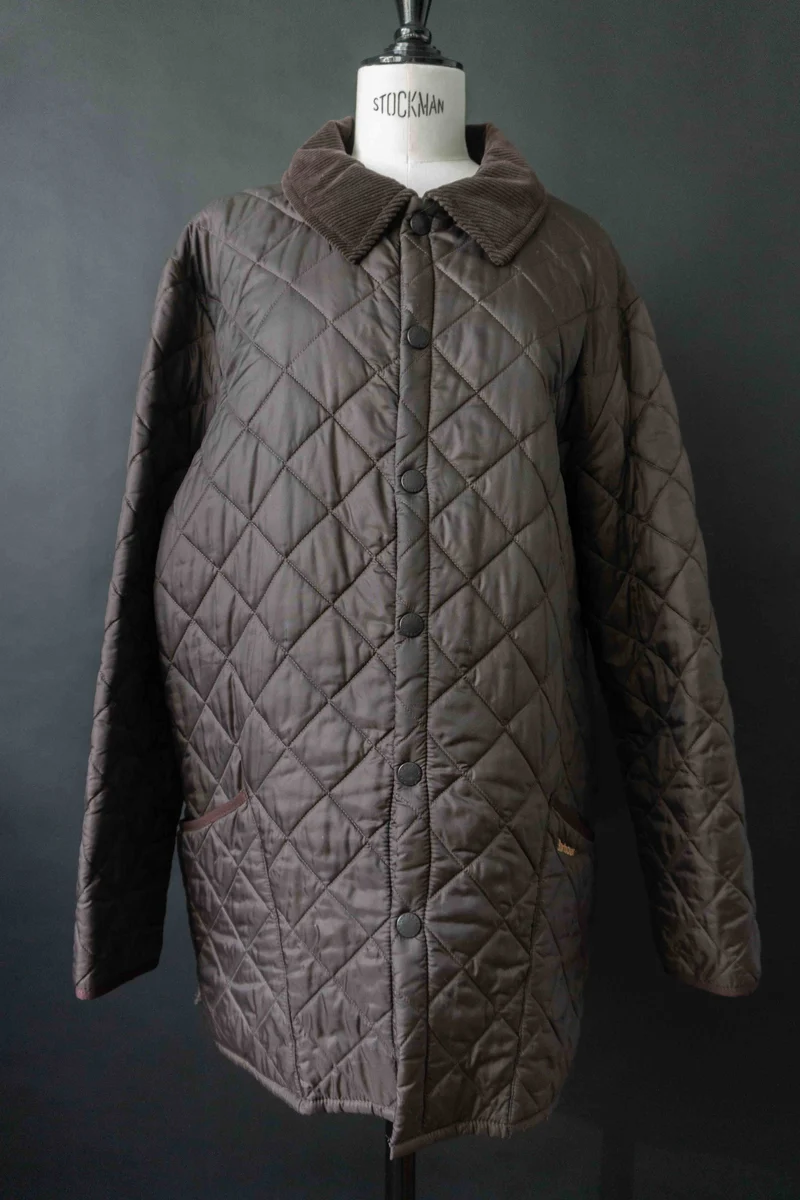 Barbour Steppjacke Braun, Liffesdale Jacket, L