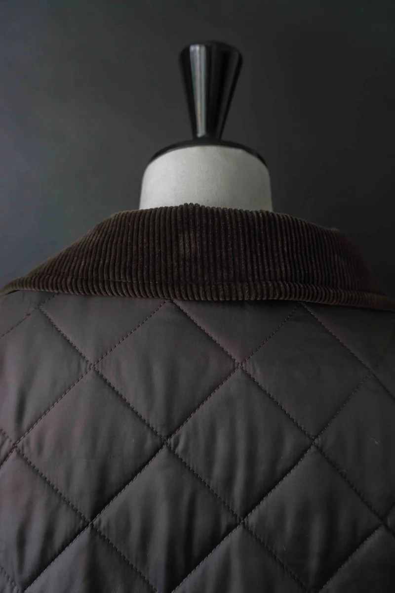 Barbour Steppjacke Braun, Liffesdale Jacket, L