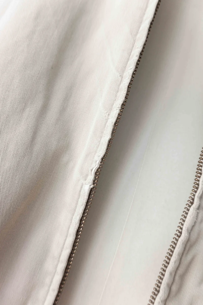 90s Ralph Lauren Blouson Jacke, Beige, XL