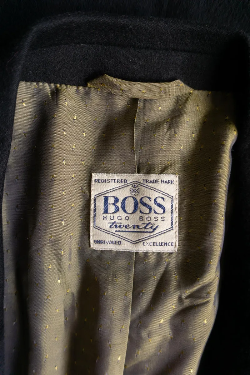 Vintage 80s Hugo Boss Kaschmir Blazer, M–XL