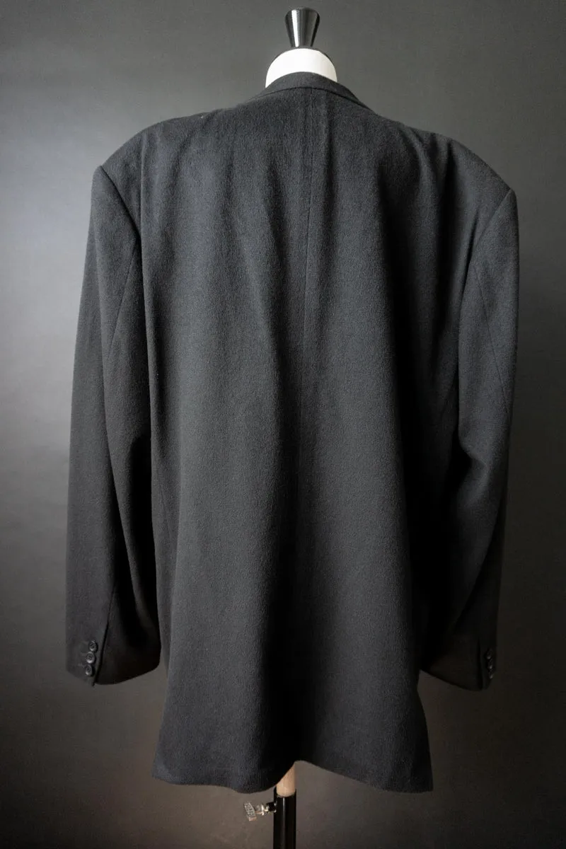 Vintage 80s Hugo Boss Kaschmir Blazer, M–XL