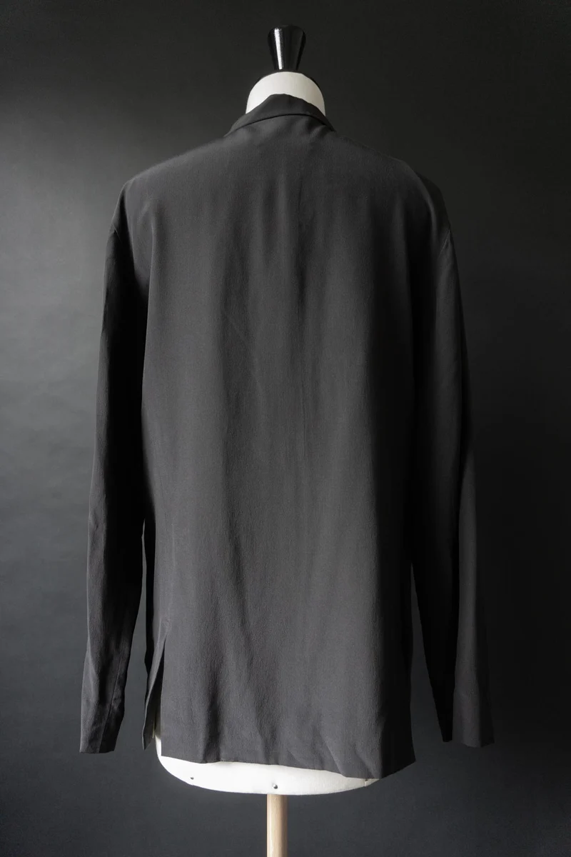 Vintage 90s Jil Sander Blazer aus Seide, S–M
