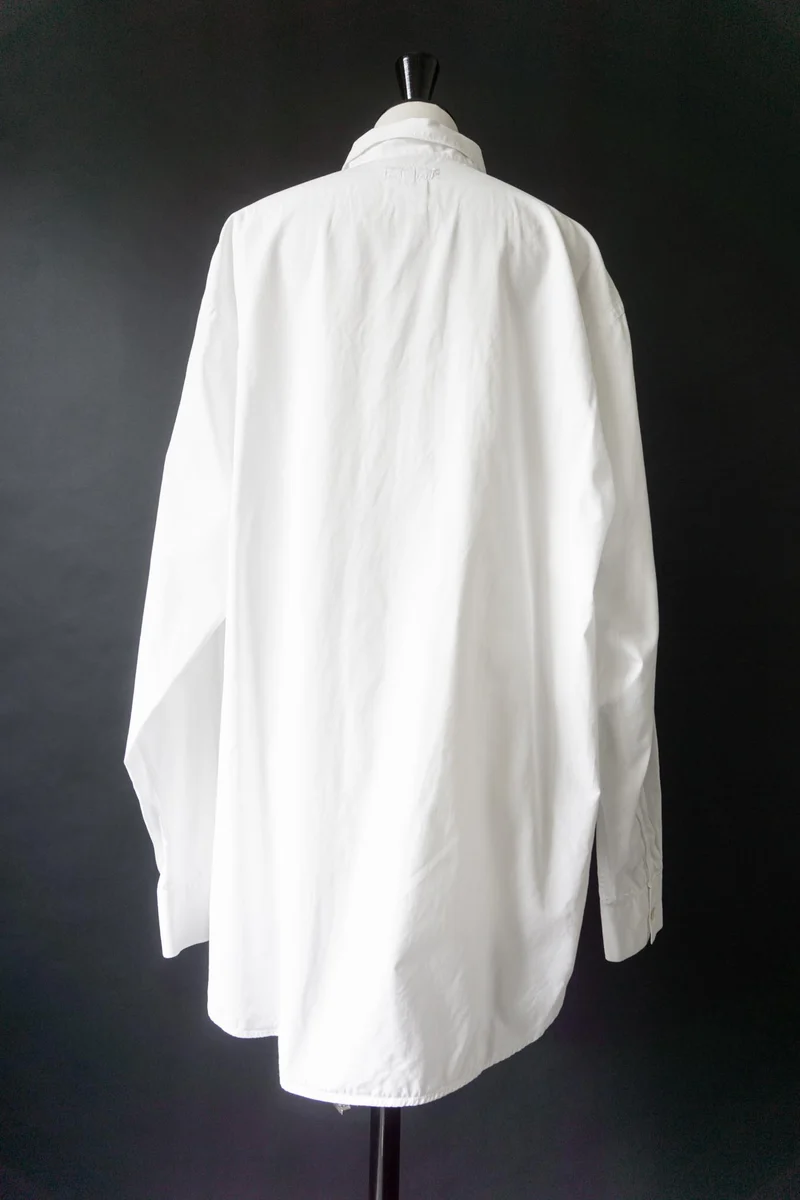 Vintage Yohji Yamamoto Oversized Hemd, Weiß, M–XL