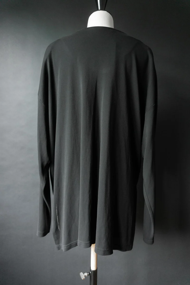 Vintage avantgarde Jacke mit fließender Silhouette, M–L
