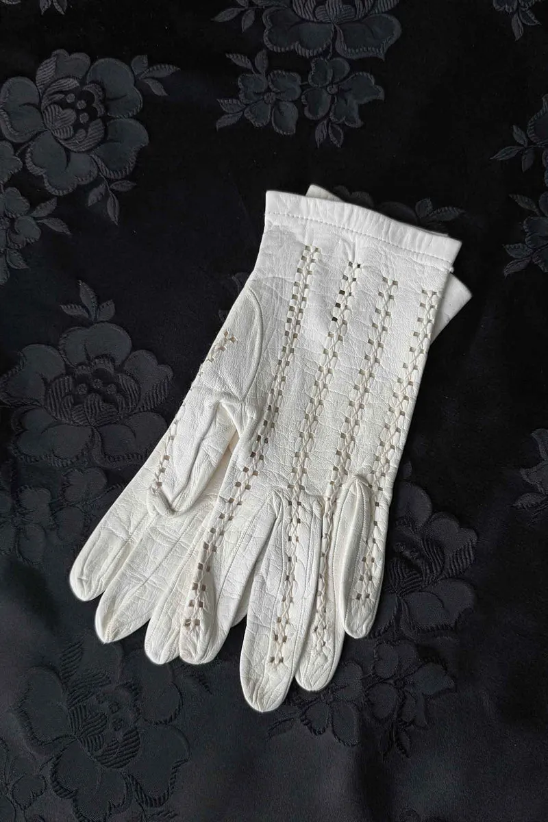 Vintage Lederhandschuhe, S