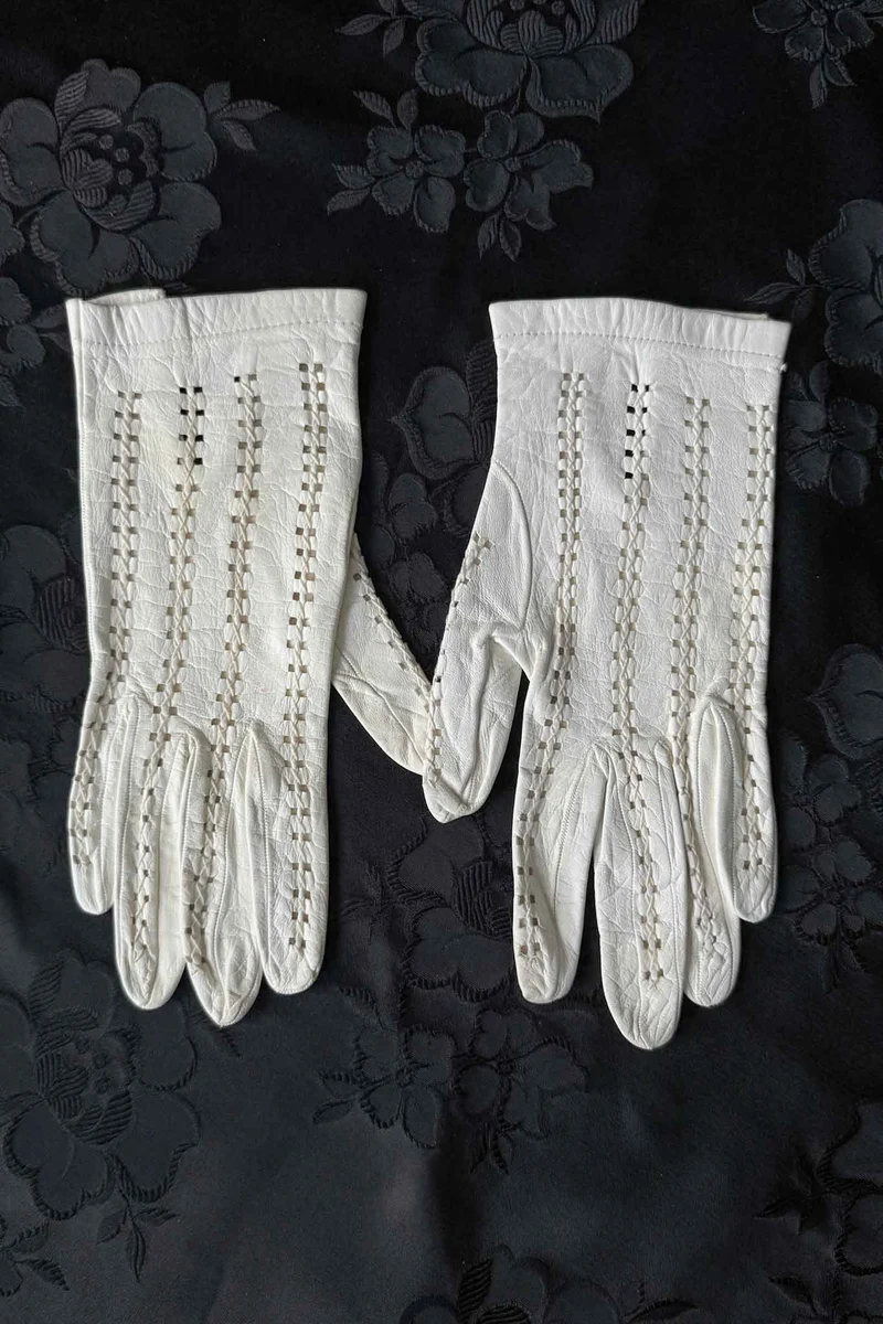 Vintage Lederhandschuhe, S