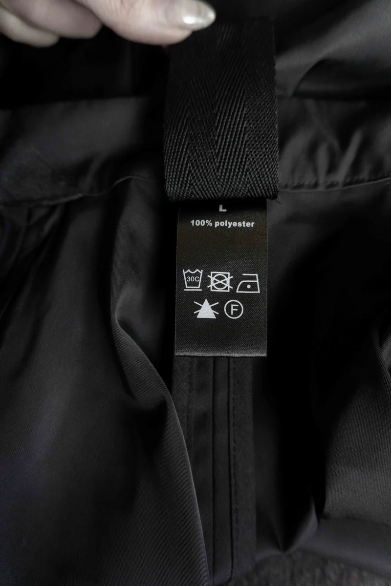 Rundholz Black Label Jacke schwarz – Avantgarde Techwear Zipper Jacket, L